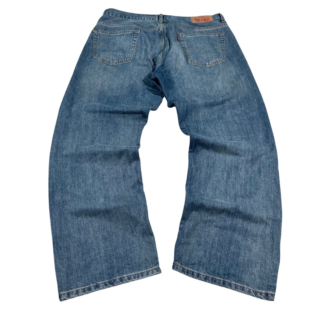 Y2K Levi's 569 Loose Straight Jeans Mens 36x30 Blue Baggy Relaxed Denim